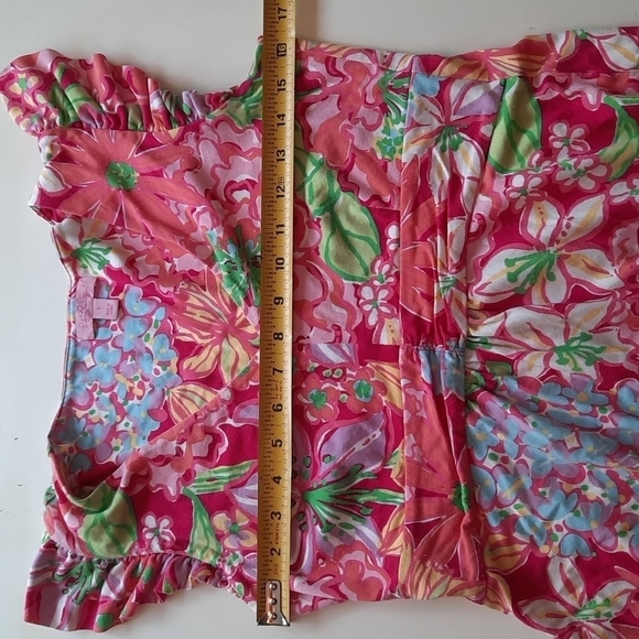 Lilly Pulitzer Shianne Azaela sleeveless vneck silk blend dress small - Picture 9 of 10